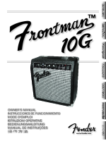 Fender Frontman-10G - Owners Manual 